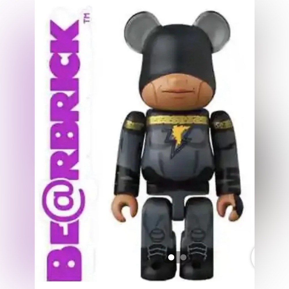 New series 45 “Black Adam” BearBrick. Card still sealed.